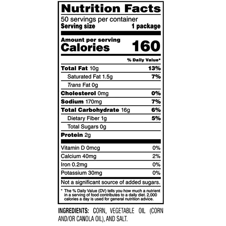 Fritos Original Corn Chips, 1 oz., 50-count