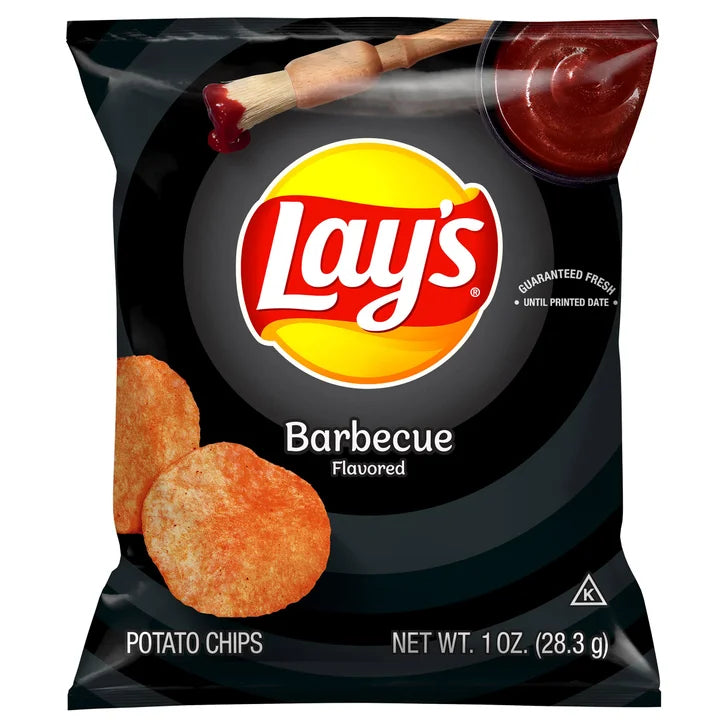 Lay's Potato Chips, Barbecue, 1 oz, 50-count