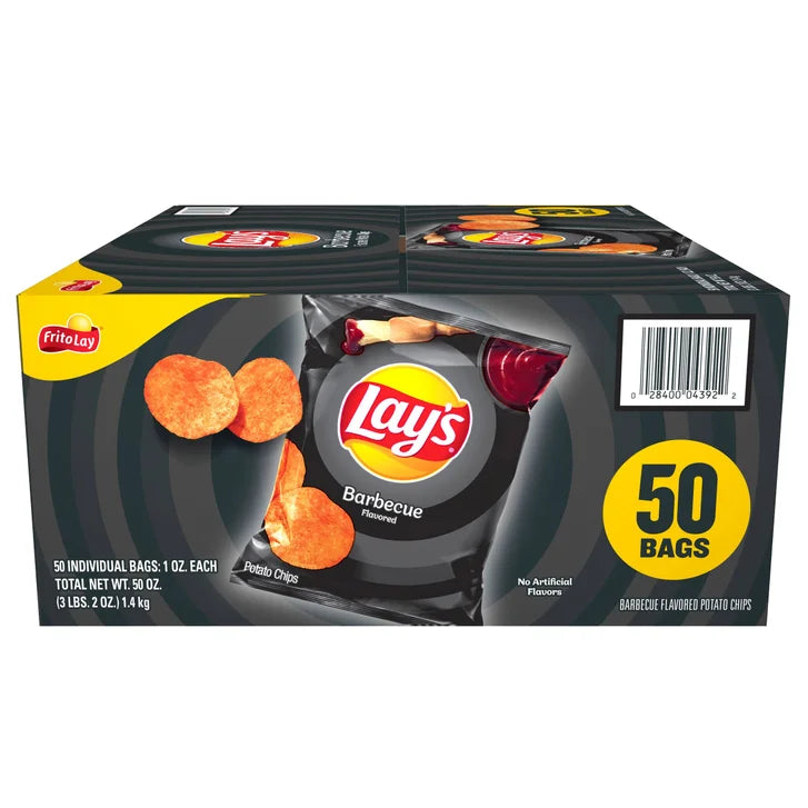 Lay's Potato Chips, Barbecue, 1 oz, 50-count