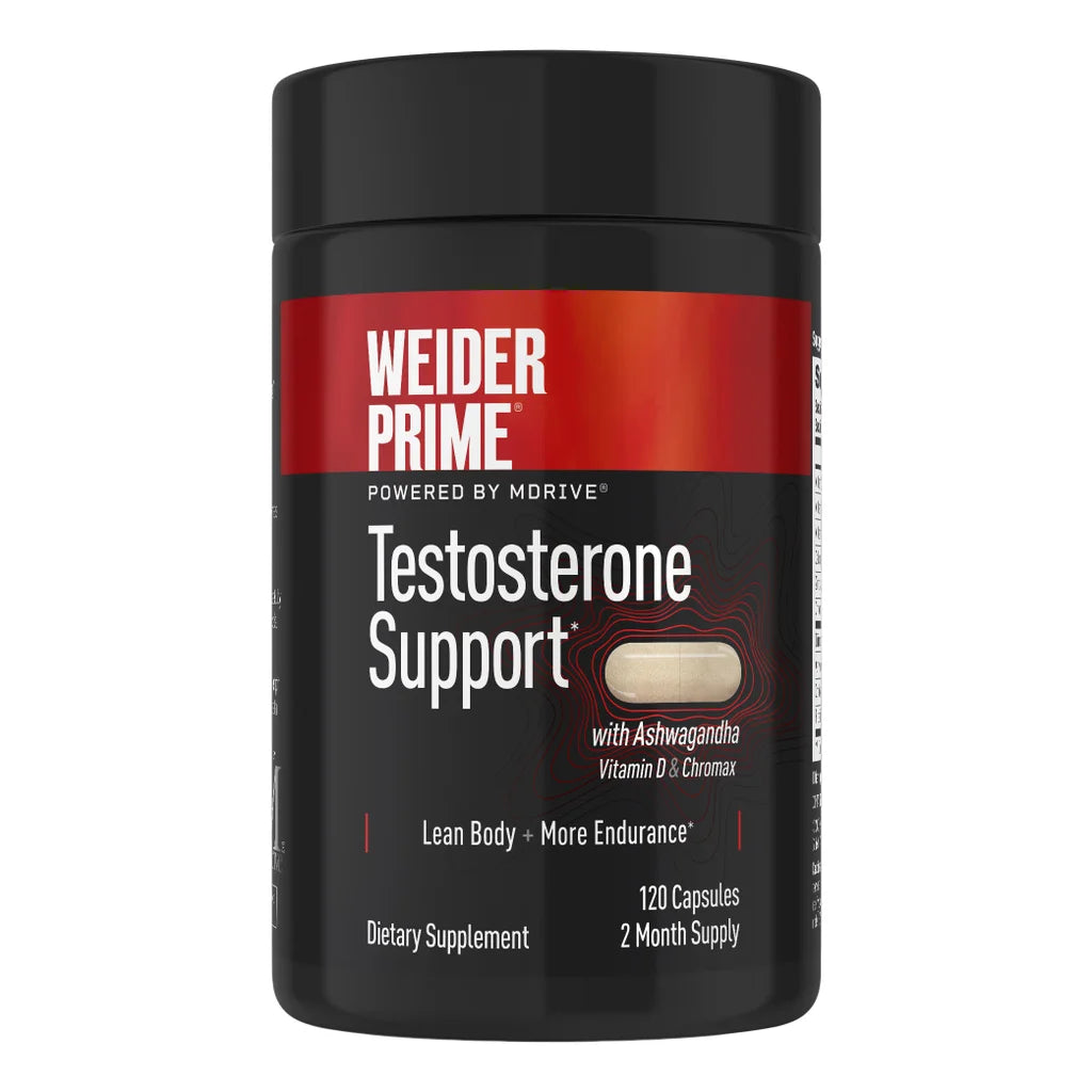 Weider Prime Testosterone Support, 120 Capsules