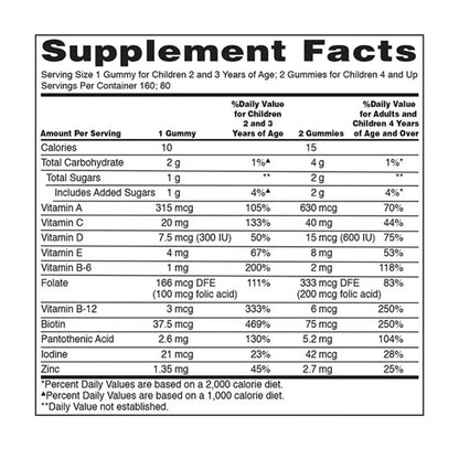 Kirkland Signature Children's Multivitamin, 320 Gummies