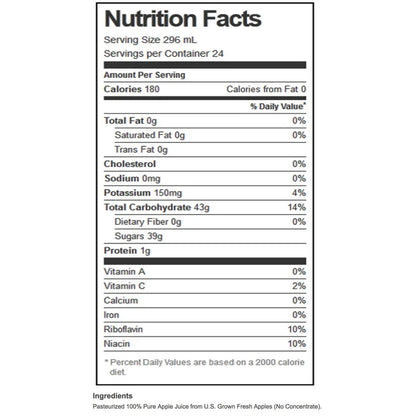 Martinelli's, Gold Medal 100% Pure Apple Juice, 10 fl oz, 24-Count