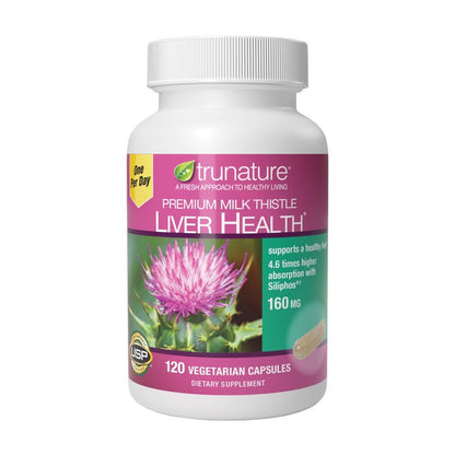 trunature Premium Milk Thistle 160 mg., 120 Vegetarian Capsules