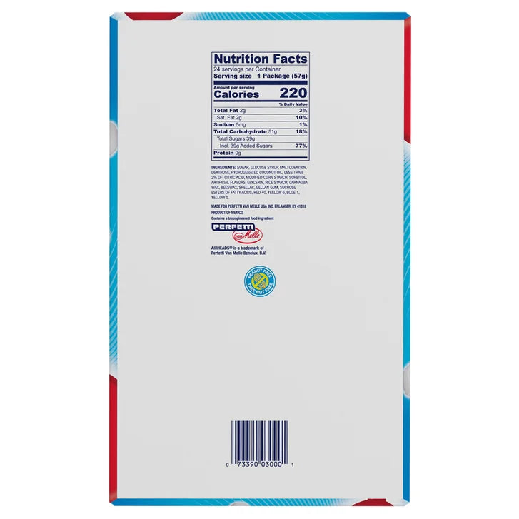 AirHeads Bites, Fruit, 2 oz, 24-count