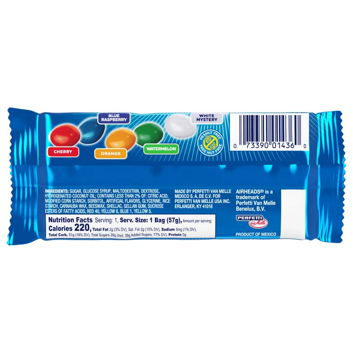 AirHeads Bites, Fruit, 2 oz, 24-count