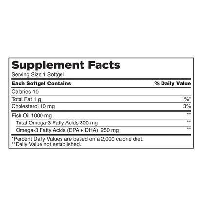 Kirkland Signature Fish Oil 1000 mg., 400 Softgels