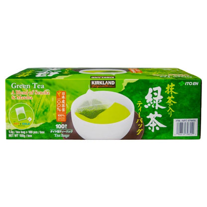 Kirkland Signature Green Tea Bags, 1.5 g, 100-count