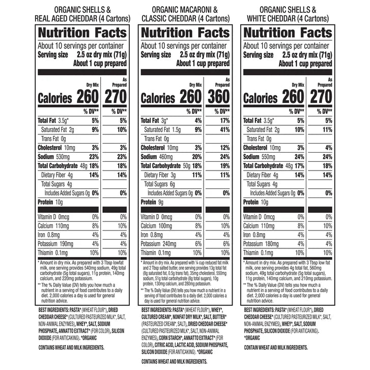 Annie's Organic Homegrown Macaroni & Cheese, Variety Pack, 6 oz, 12-pack