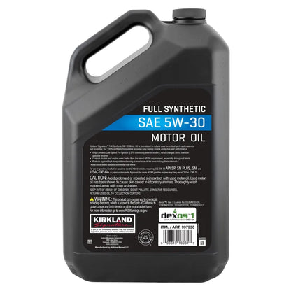 Kirkland Signature 5W-30 Full Synthetic Motor Oil, 5-quart, 2-pack
