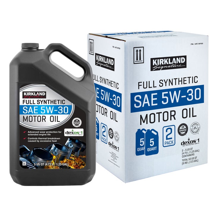 Kirkland Signature 5W-30 Full Synthetic Motor Oil, 5-quart, 2-pack