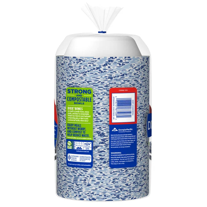 Dixie 12 oz Paper Bowl, 175-count